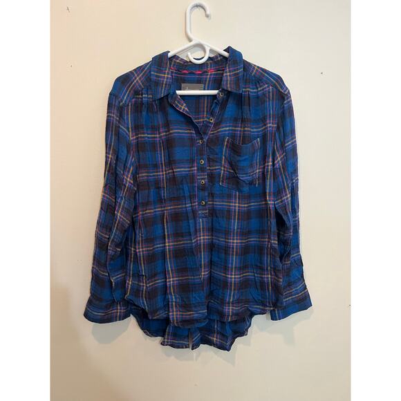 Anthropologie Tops - Anthropologie Flannel Shirt